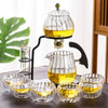 Glass Lazy Magnetic Teapot Set