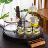 Glass Lazy Magnetic Teapot Set