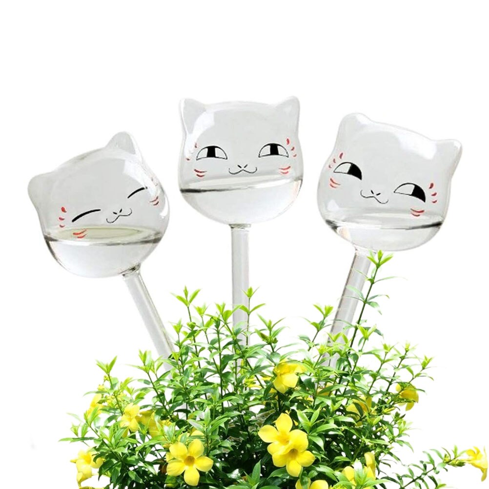Cat Self Watering Globes - 3PCS